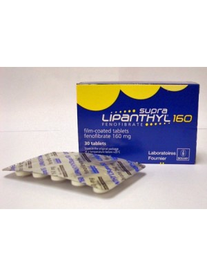 Lipanthyl Supra 160 mg. 30 capsules